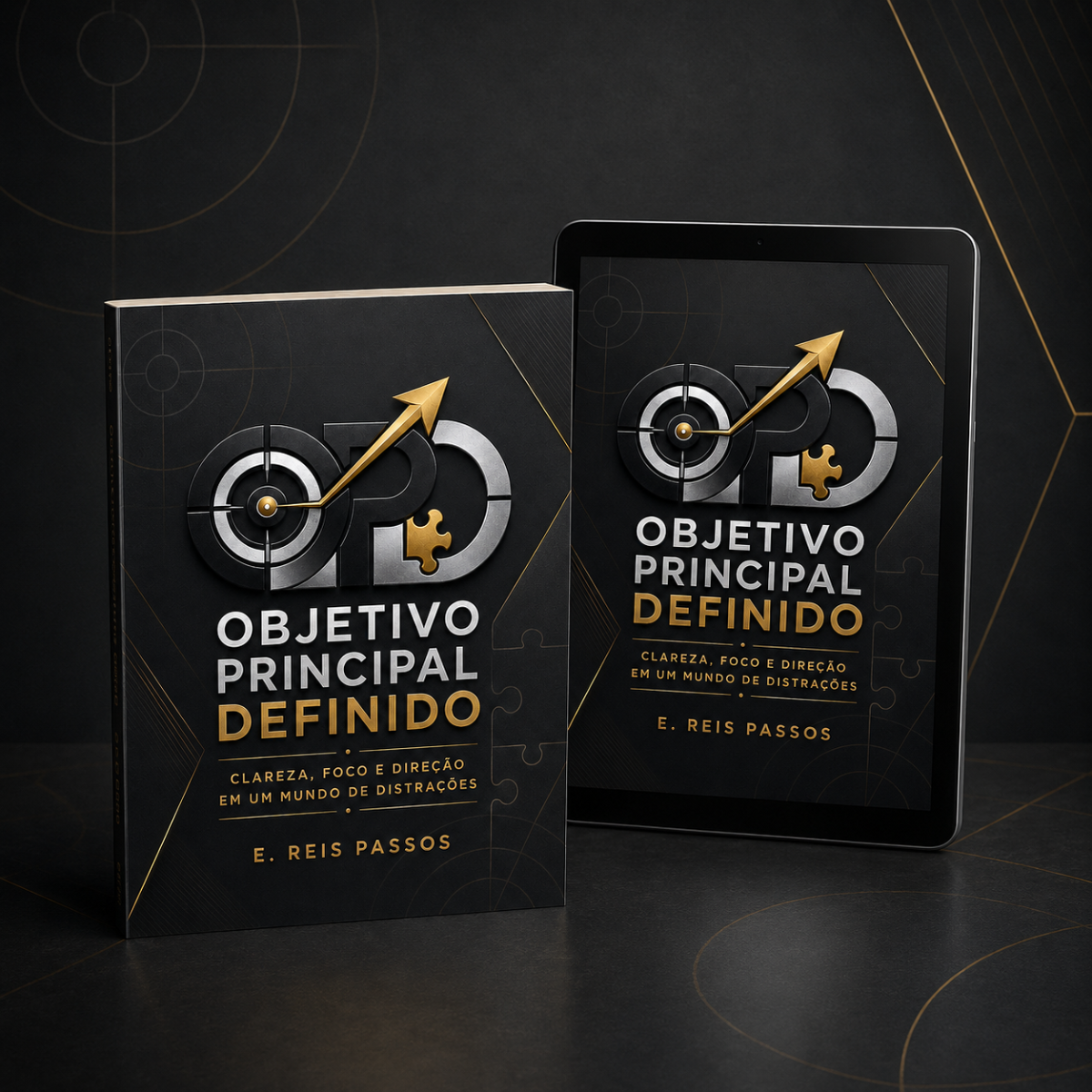 Versões física e digital do livro